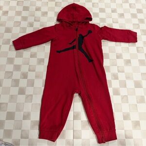 Jordan Baby Boy Hooded Coverall One-suit